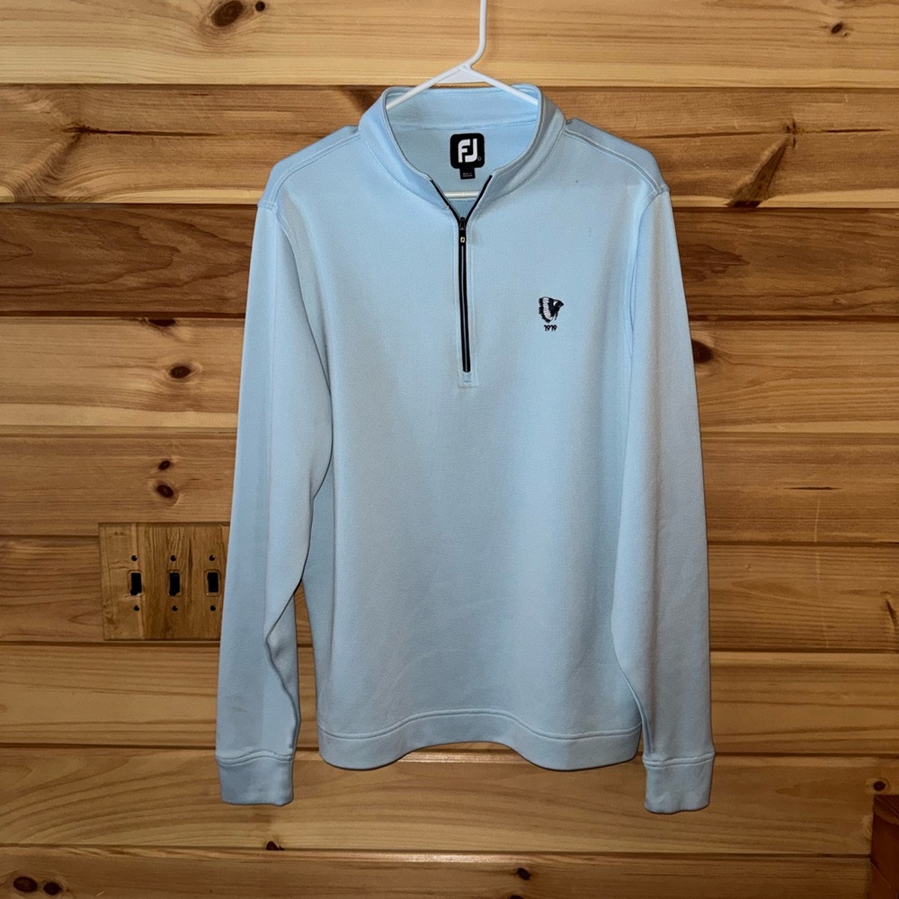 FootJoy Sky Blue Quarter-Zip Pullover